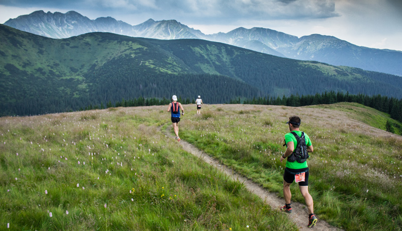 Trail running in Jasna Slovakia