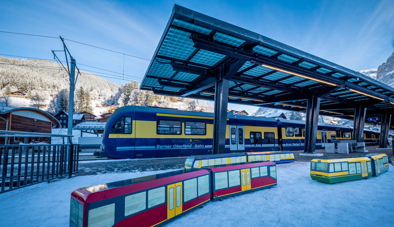 Grindelwald Station Switzerland