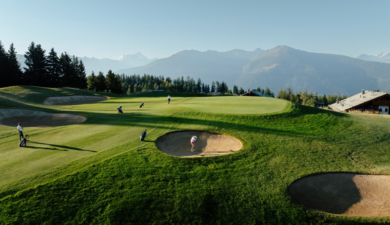 Crans-Montana golf course