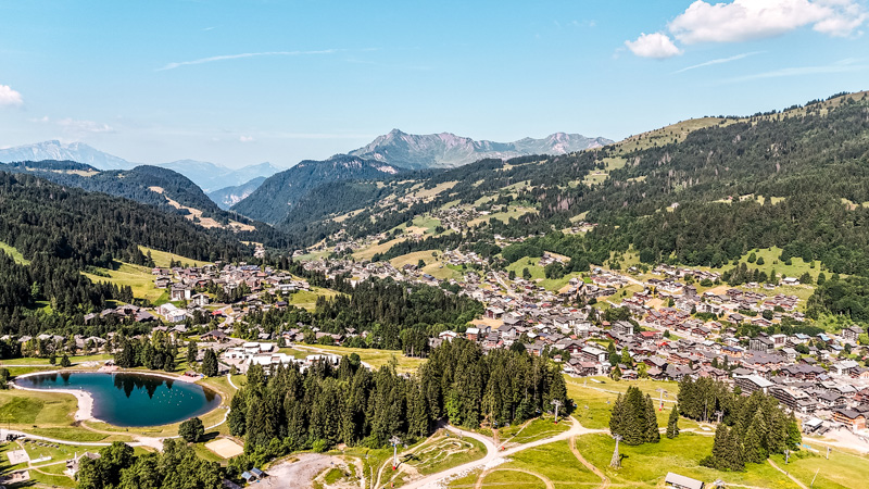 Click to view client WeTransfer image files View of Les Gets